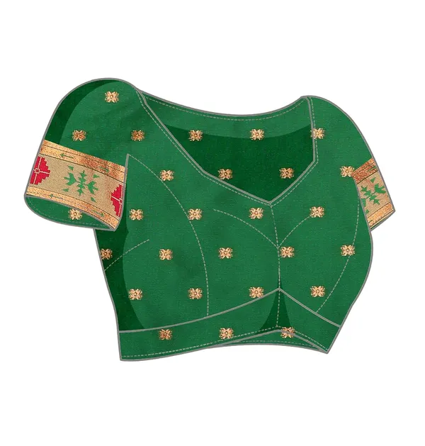 Pure_Silk_Paithani_Saree_with_Rich_Zari_Woven_Border_&_Peacock_Motifs_|_For_Traditional_Wedding_&_Festivals_|_5.5m_Saree_+_0.8m_Blouse_(Deep_Green_&_Red)