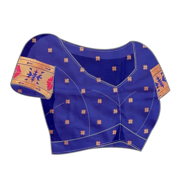 Pure_Silk_Paithani_Saree_with_Rich_Zari_Woven_Border_&_Peacock_Motifs_|_For_Traditional_Wedding_&_Festivals_|_5.5m_Saree_+_0.8m_Blouse_(Royal_Blue_&_Maroon)