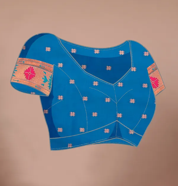 Pure_Silk_Paithani_Saree_with_Rich_Zari_Woven_Border_&_Peacock_Motifs_|_For_Traditional_Wedding_&_Festivals_|_5.5m_Saree_+_0.8m_Blouse_(Sky_Blue_&_Red)