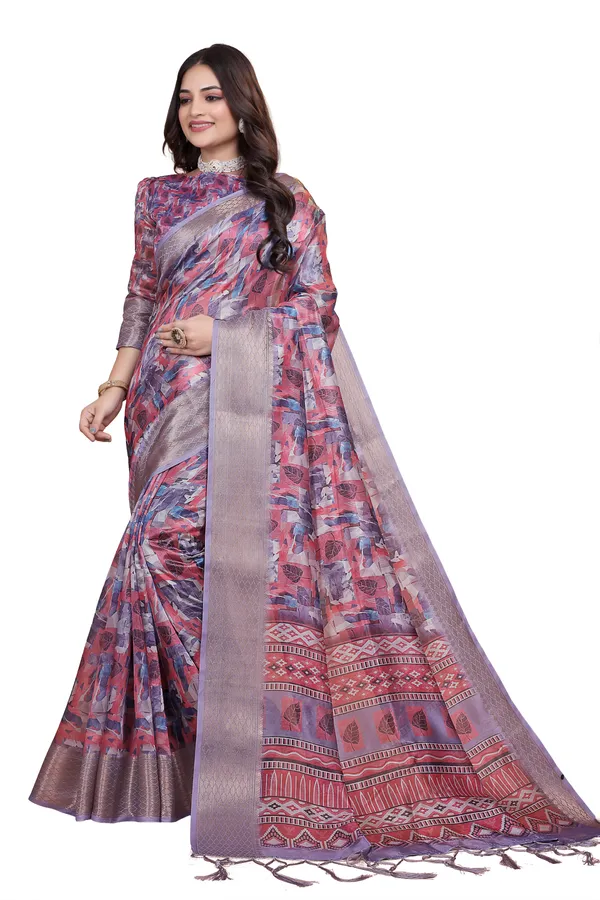 Women's_Elegant_Soft_Silk_Blend_Saree_with_Zari_Border_&_Designer_Printed_Pallu_for_Women_|_For_Traditional,_Festive_&_Wedding_|_5.5m_Saree_+_0.8m_Blouse_(Lavender_&_Pink)