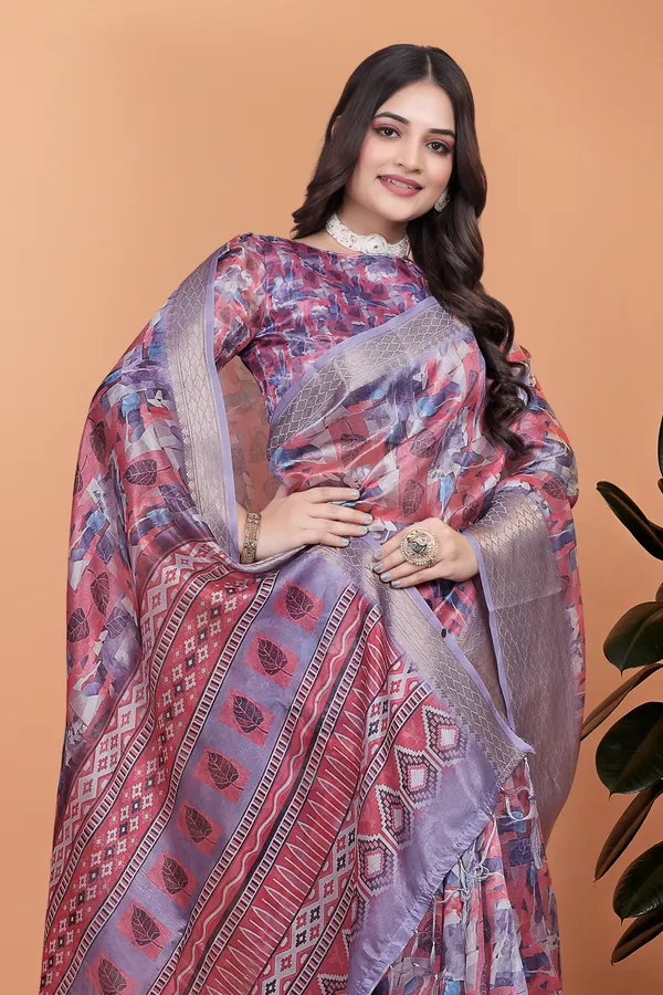 Women's_Elegant_Soft_Silk_Blend_Saree_with_Zari_Border_&_Designer_Printed_Pallu_for_Women_|_For_Traditional,_Festive_&_Wedding_|_5.5m_Saree_+_0.8m_Blouse_(Lavender_&_Pink)