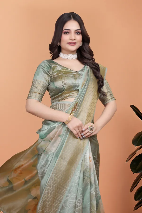 Women's_Elegant_Soft_Silk_Blend_Saree_with_Zari_Border_&_Designer_Printed_Pallu_for_Women_|_For_Traditional,_Festive_&_Wedding_|_5.5m_Saree_+_0.8m_Blouse_(Pastel_Green_&_Peach)