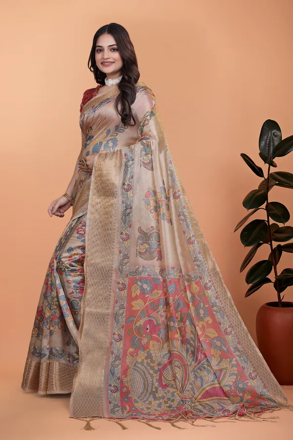 Women's_Elegant_Soft_Silk_Blend_Saree_with_Zari_Border_&_Designer_Printed_Pallu_for_Women_|_For_Traditional,_Festive_&_Wedding_|_5.5m_Saree_+_0.8m_Blouse_(Beige_-_Multicolor)
