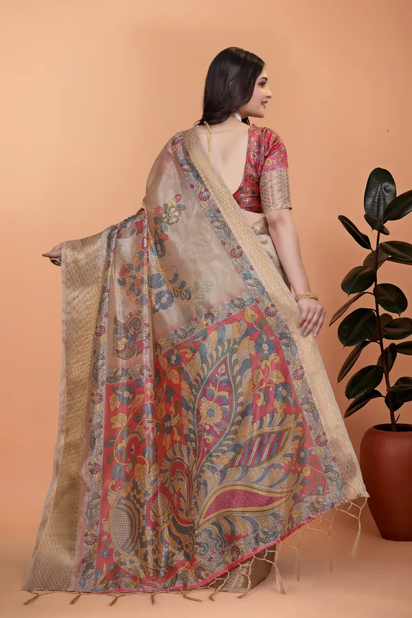 Women's_Elegant_Soft_Silk_Blend_Saree_with_Zari_Border_&_Designer_Printed_Pallu_for_Women_|_For_Traditional,_Festive_&_Wedding_|_5.5m_Saree_+_0.8m_Blouse_(Beige_-_Multicolor)