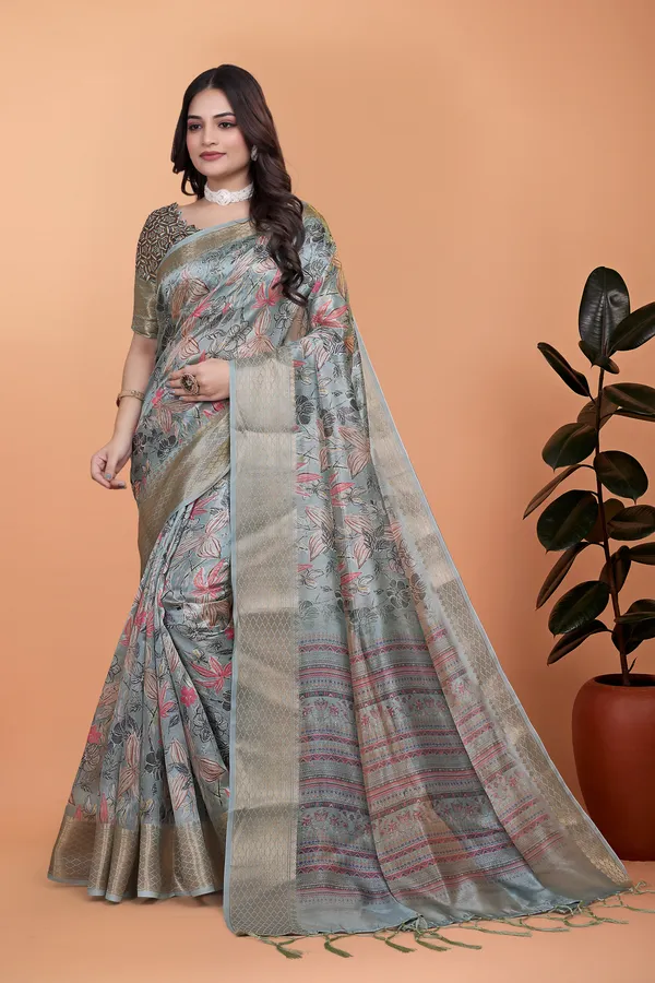 Women's_Elegant_Soft_Silk_Blend_Saree_with_Zari_Border_&_Designer_Printed_Pallu_for_Women_|_For_Traditional,_Festive_&_Wedding_|_5.5m_Saree_+_0.8m_Blouse_(Blue-Green_&_Multicolor)