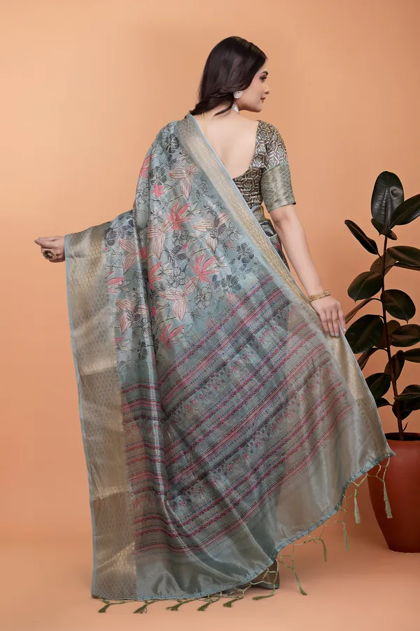 Women's_Elegant_Soft_Silk_Blend_Saree_with_Zari_Border_&_Designer_Printed_Pallu_for_Women_|_For_Traditional,_Festive_&_Wedding_|_5.5m_Saree_+_0.8m_Blouse_(Blue-Green_&_Multicolor)