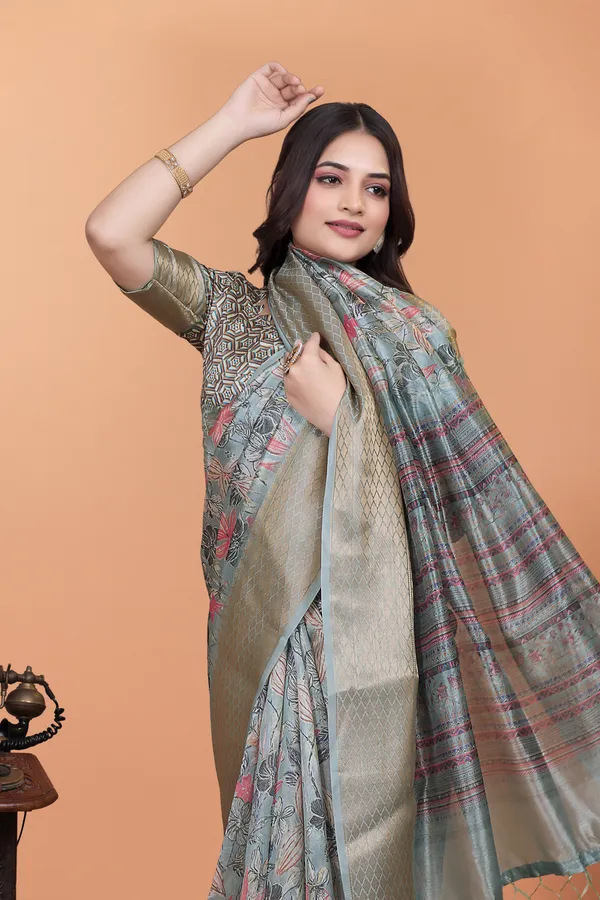 Women's_Elegant_Soft_Silk_Blend_Saree_with_Zari_Border_&_Designer_Printed_Pallu_for_Women_|_For_Traditional,_Festive_&_Wedding_|_5.5m_Saree_+_0.8m_Blouse_(Blue-Green_&_Multicolor)