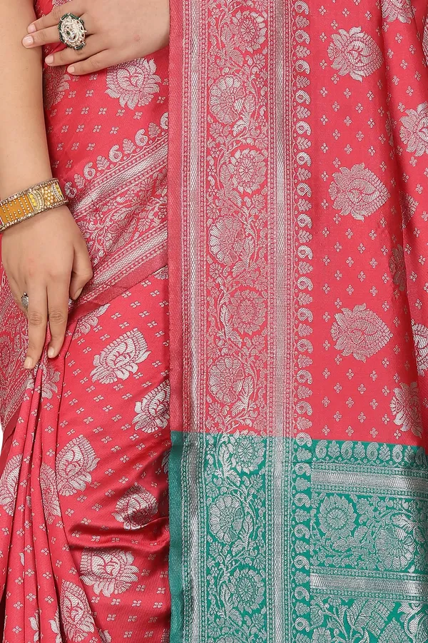 Women's_Banarasi_Silk_Saree_for_Women_|_Traditional_Woven_Saree_with_Contrast_Border_&_Pallu_|_For_Traditional,_Festive_&_Wedding_Saree_with_Blouse_Piece_(Silver_-_Pink_&_Light_Green)