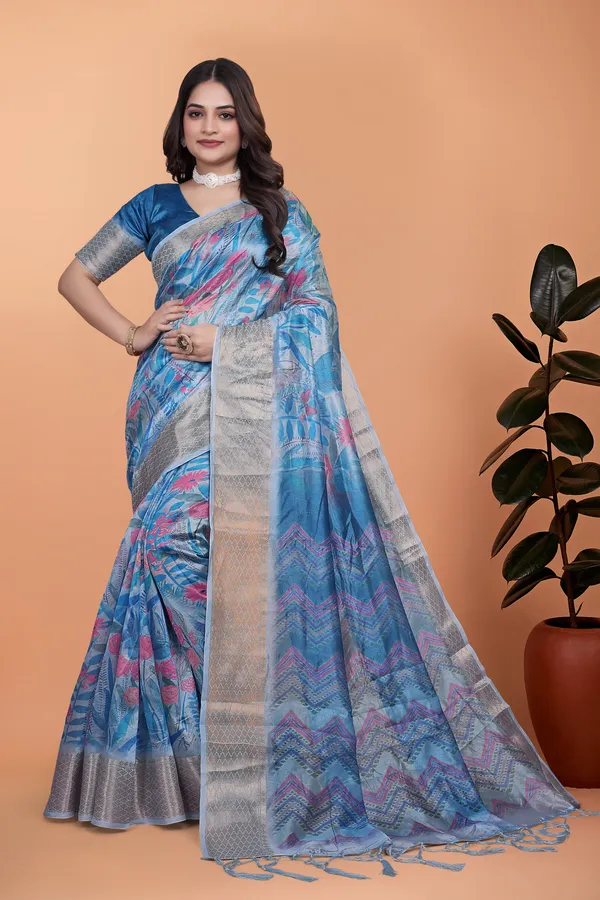 Women's_Elegant_Soft_Silk_Blend_Saree_with_Zari_Border_&_Designer_Printed_Pallu_for_Women_|_For_Traditional,_Festive_&_Wedding_|_5.5m_Saree_+_0.8m_Blouse_(Sky_Blue_&_Purple)