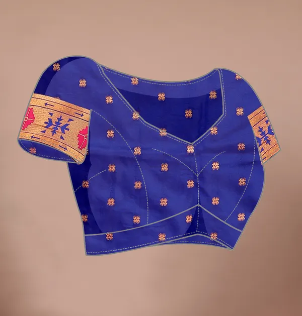 Pure_Silk_Paithani_Saree_with_Rich_Zari_Woven_Border_&_Peacock_Motifs_|_For_Traditional_Wedding_&_Festivals_|_5.5m_Saree_+_0.8m_Blouse_(Royal_Blue_&_Maroon)