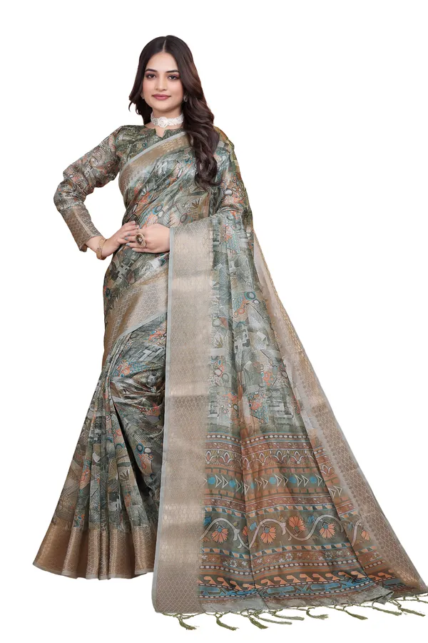 Women's_Elegant_Soft_Silk_Blend_Saree_with_Zari_Border_&_Designer_Printed_Pallu_for_Women_|_For_Traditional,_Festive_&_Wedding_|_5.5m_Saree_+_0.8m_Blouse_(Multi-shade)