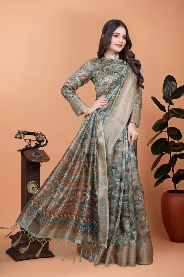 Women's_Elegant_Soft_Silk_Blend_Saree_with_Zari_Border_&_Designer_Printed_Pallu_for_Women_|_For_Traditional,_Festive_&_Wedding_|_5.5m_Saree_+_0.8m_Blouse_(Multi-shade)