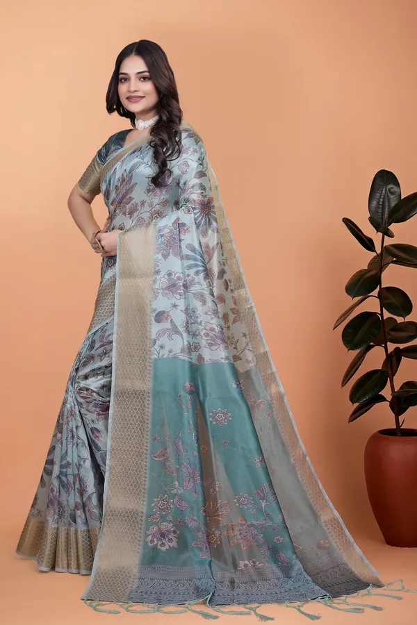 Women's_Elegant_Soft_Silk_Blend_Saree_with_Zari_Border_&_Designer_Printed_Pallu_for_Women_|_For_Traditional,_Festive_&_Wedding_|_5.5m_Saree_+_0.8m_Blouse_(Pastel_Blue_&_Teal)