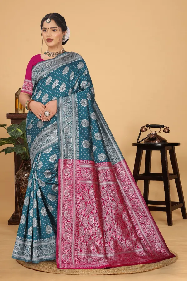 Women's_Banarasi_Silk_Saree_for_Women_|_Traditional_Woven_Saree_with_Contrast_Border_&_Pallu_|_For_Traditional,_Festive_&_Wedding_Saree_with_Blouse_Piece_(Silver_-_Blue_&_Pink)