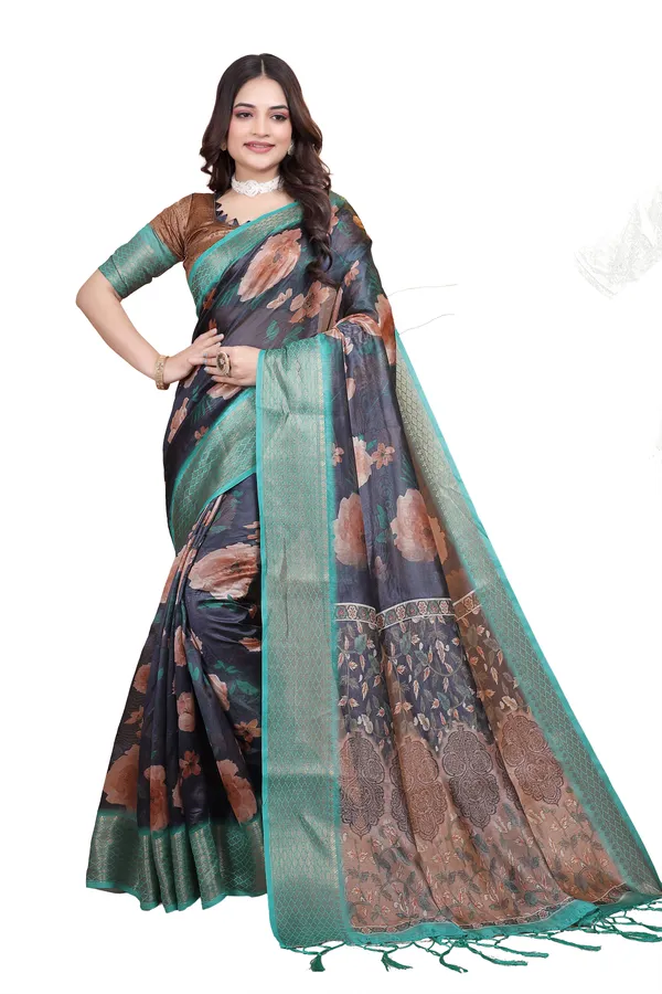 Women's_Elegant_Soft_Silk_Blend_Saree_with_Zari_Border_&_Designer_Printed_Pallu_for_Women_|_For_Traditional,_Festive_&_Wedding_|_5.5m_Saree_+_0.8m_Blouse_(Midnight_Blue_&_Peach)