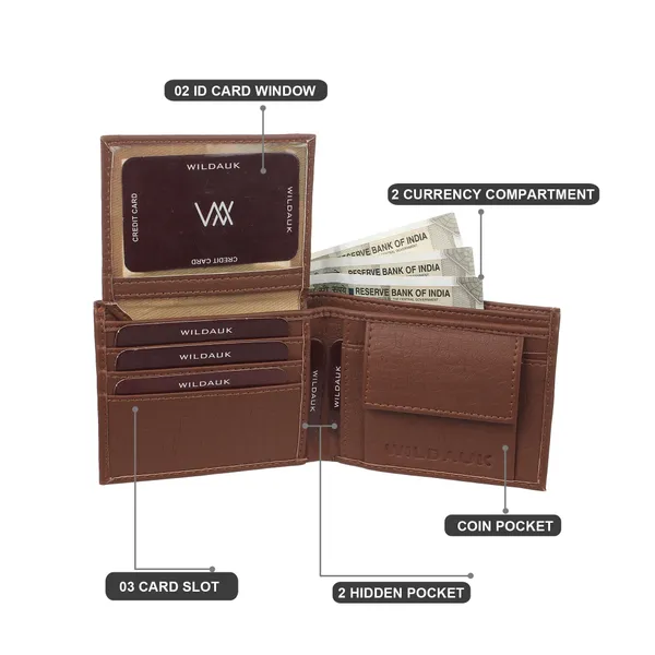 Tan_Artificial_Leather_Premium_&_Elegant_Wallet_For_Men