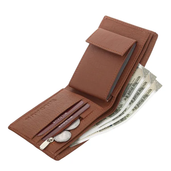 Tan_Artificial_Leather_Premium_&_Elegant_Wallet_For_Men