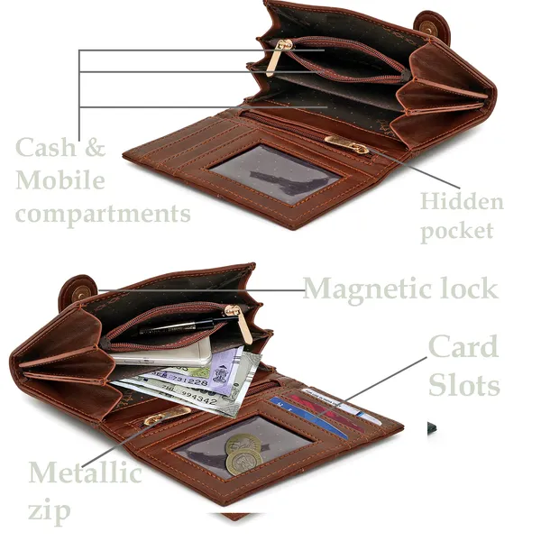 Brown_Artificial_Leather_Premium_&_Elegant_Wallet_For_Women