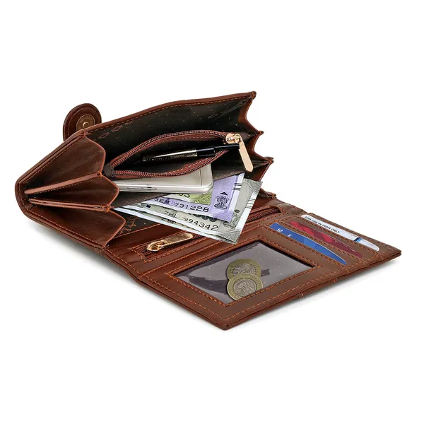 Brown_Artificial_Leather_Premium_&_Elegant_Wallet_For_Women
