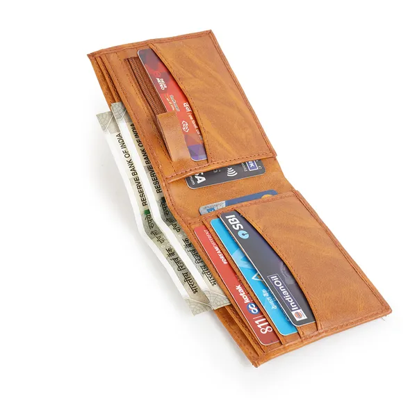 Tan_Artificial_Leather_Premium_&_Elegant_Wallet_For_Men