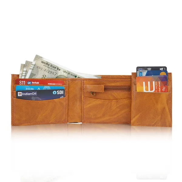 Tan_Artificial_Leather_Premium_&_Elegant_Wallet_For_Men