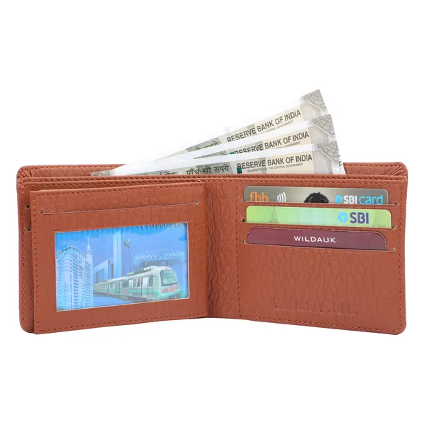 Tan_Artificial_Leather_Premium_&_Elegant_Wallet_For_Men