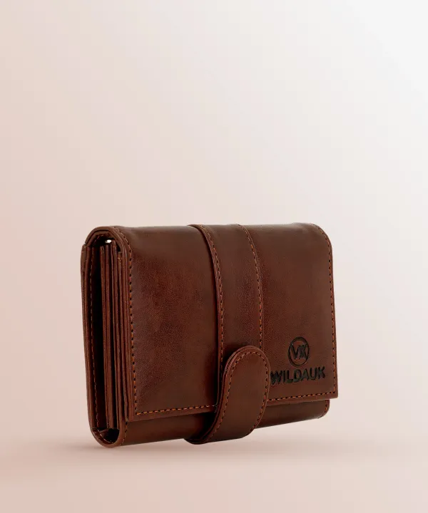 Brown_Artificial_Leather_Premium_&_Elegant_Wallet_For_Women