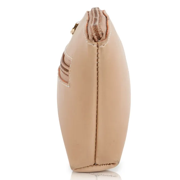 Cream_Artificial_Leather_Premium_&_Elegant_Clutch_For_Women_&_Girls