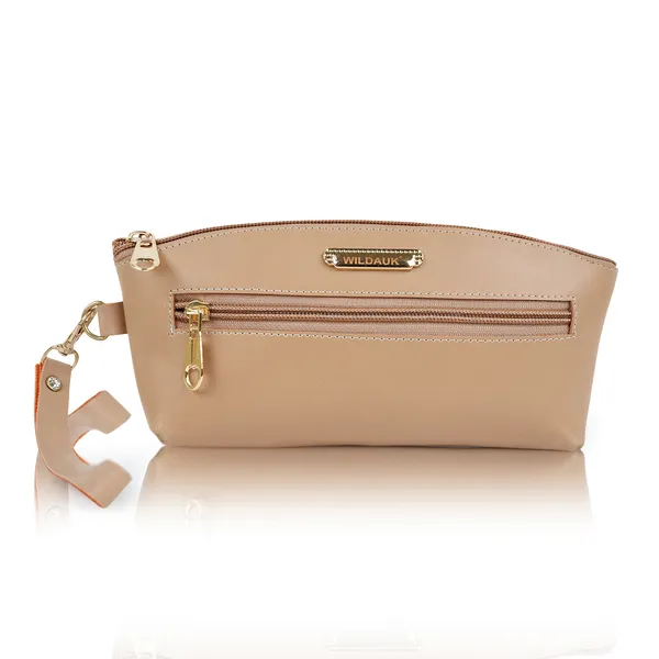 Cream_Artificial_Leather_Premium_&_Elegant_Clutch_For_Women_&_Girls