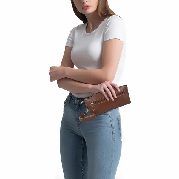 Brown_Artificial_Leather_Premium_&_Elegant_Clutch_For_Women_&_Girls