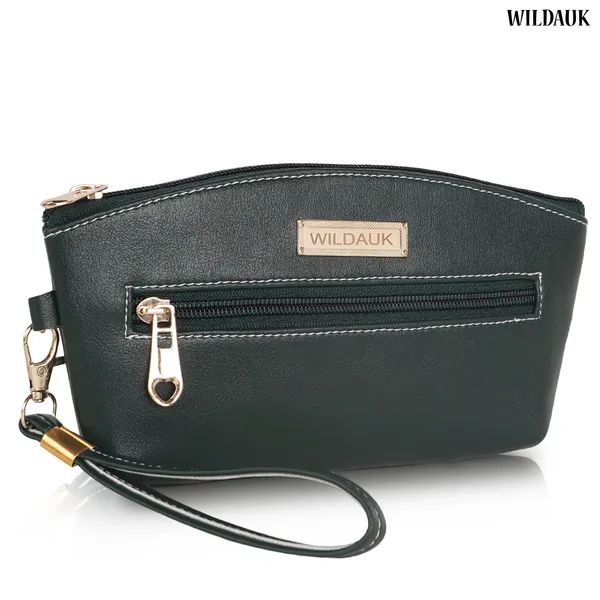Green_Artificial_Leather_Premium_&_Elegant_Clutch_For_Women_&_Girls