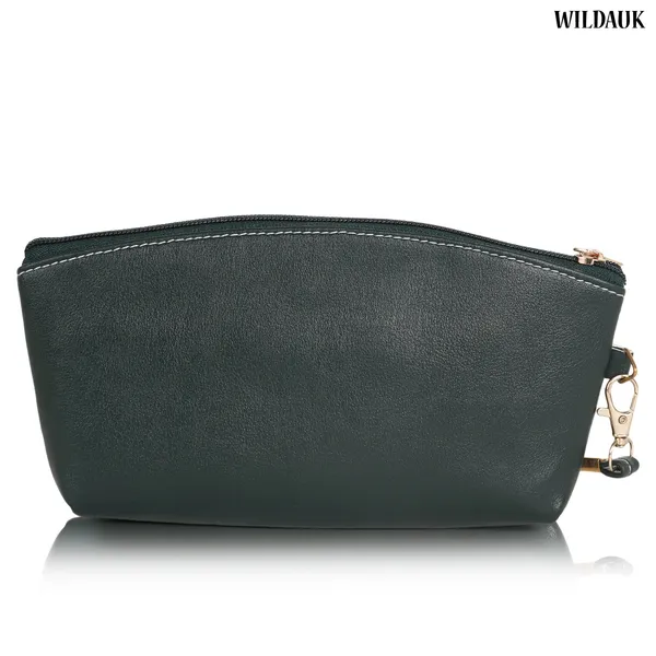 Green_Artificial_Leather_Premium_&_Elegant_Clutch_For_Women_&_Girls