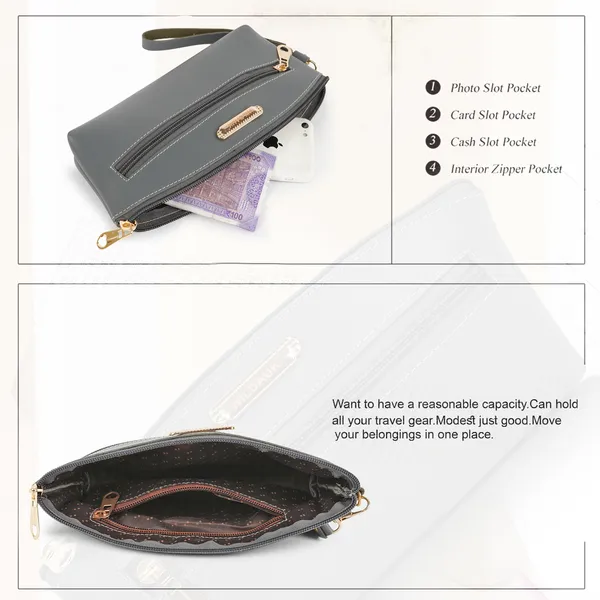 Grey_Artificial_Leather_Premium_&_Elegant_Clutch_For_Women_&_Girls