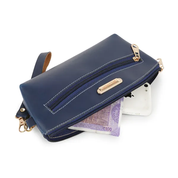 Navy_Blue_Artificial_Leather_Premium_&_Elegant_Clutch_For_Women_&_Girls
