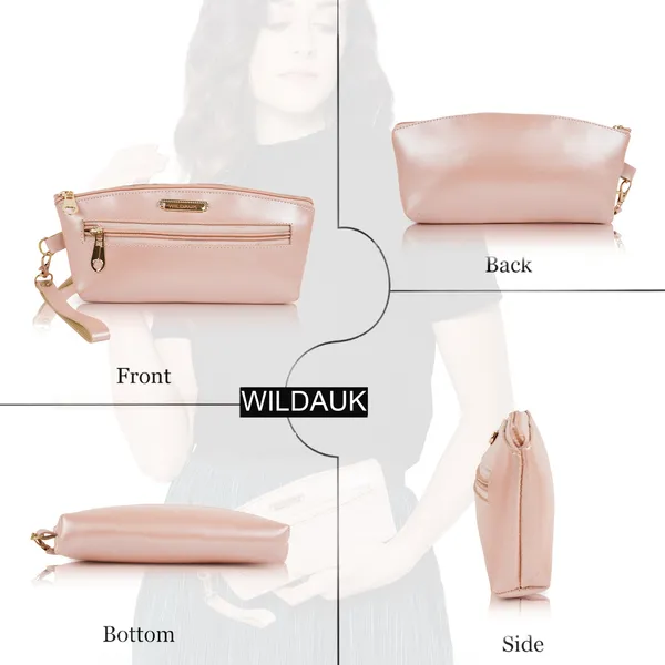 Pink_Artificial_Leather_Premium_&_Elegant_Clutch_For_Women_&_Girls