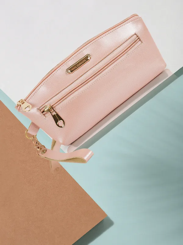 Pink_Artificial_Leather_Premium_&_Elegant_Clutch_For_Women_&_Girls