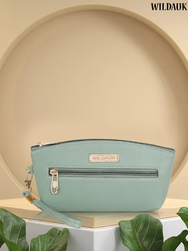 Sea_Green_Artificial_Leather_Premium_&_Elegant_Clutch_For_Women_&_Girls