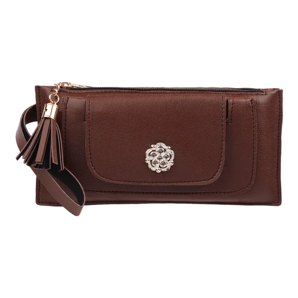 Brown_Artificial_Leather_Premium_&_Elegant_Clutch_For_Women_&_Girls