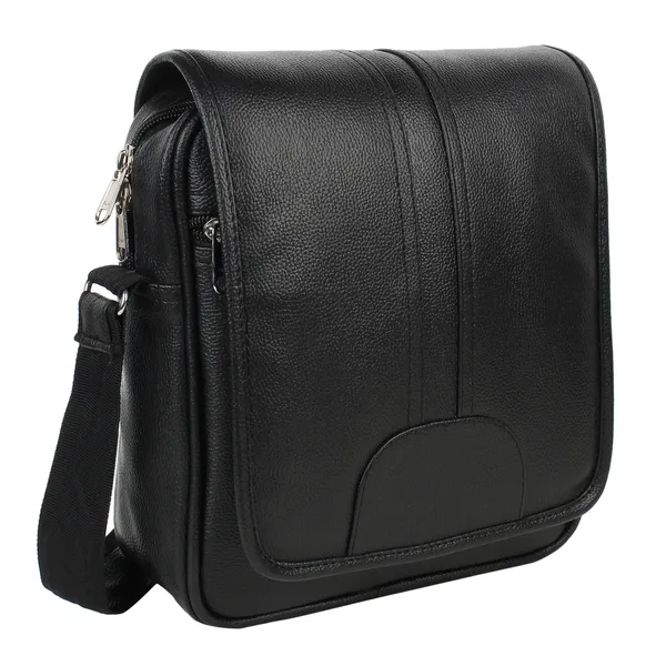 Black_Faux_Leather_Premium_&_Elegant_Body_Bag_For_Unisex