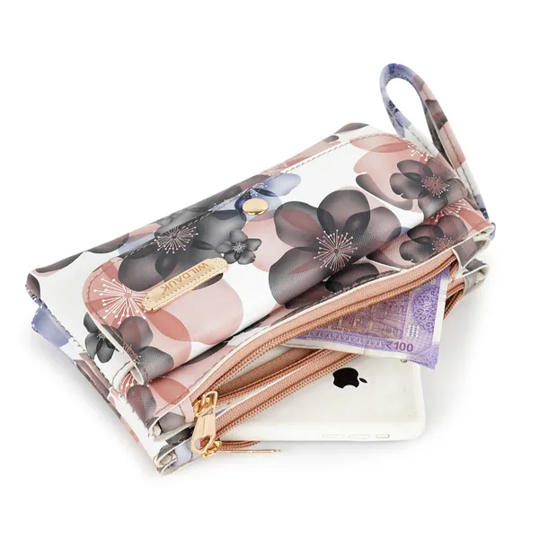 Peach_Natural_Leather_Premium_&_Elegant_Clutch_For_Women_&_Girls