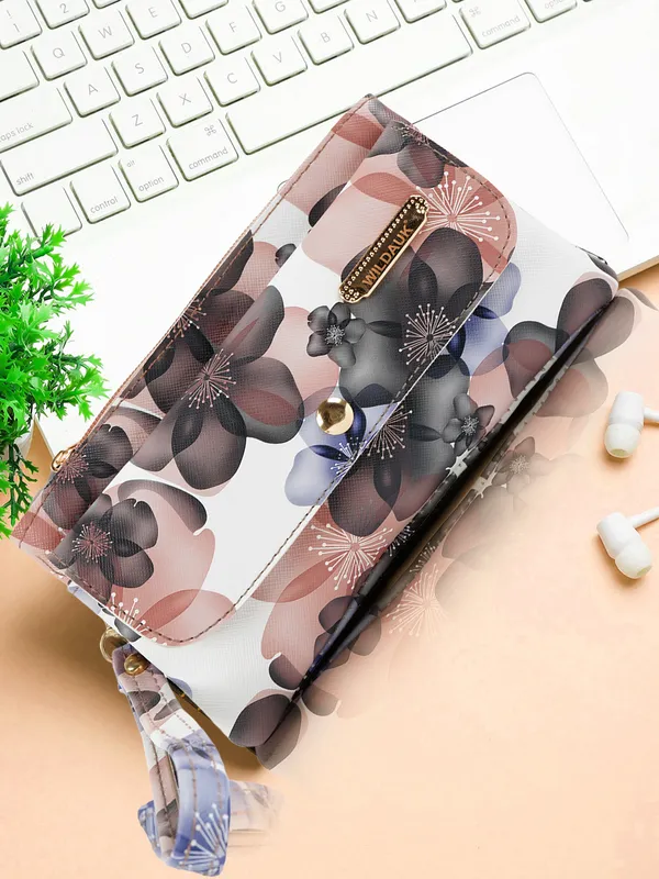 Peach_Natural_Leather_Premium_&_Elegant_Clutch_For_Women_&_Girls