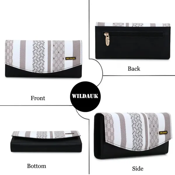 Black_Artificial_Leather_(Faux_Leather)_Premium_&_Elegant_Clutch_For_Women_&_Girls