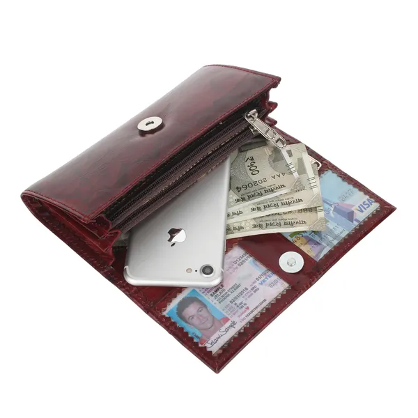 Maroon_Genuine_Natural_Leather_Premium_&_Elegant_Clutch_For_Women_&_Girls