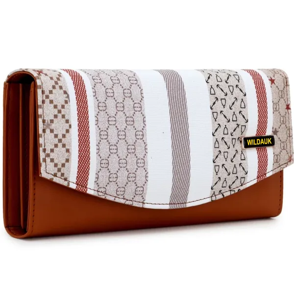 Tan_Artificial_Leather_(Faux_Leather)_Premium_&_Elegant_Clutch_For_Women_&_Girls