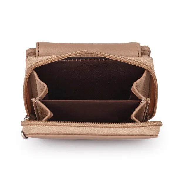 Beige_Faux_Leather_Premium_&_Elegant_Mini_Wallet_For_Women_&_Girls