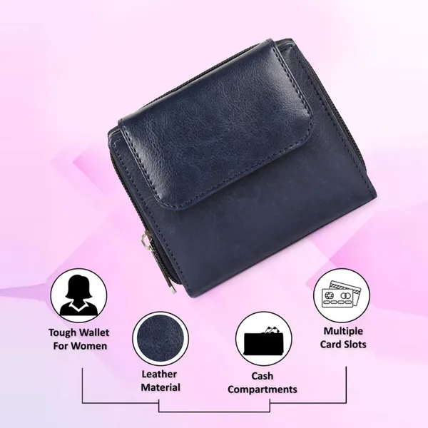 Blue_Faux_Leather_Premium_&_Elegant_Mini_Wallet_For_Women_&_Girls