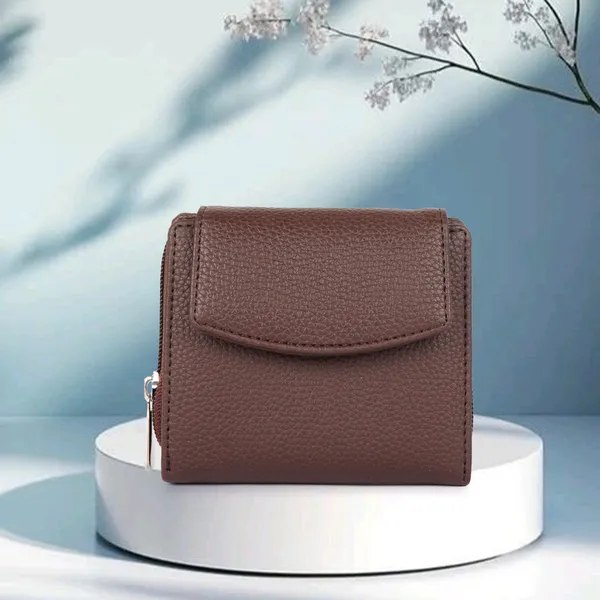 Brown_Faux_Leather_Premium_&_Elegant_Mini_Wallet_For_Women_&_Girls