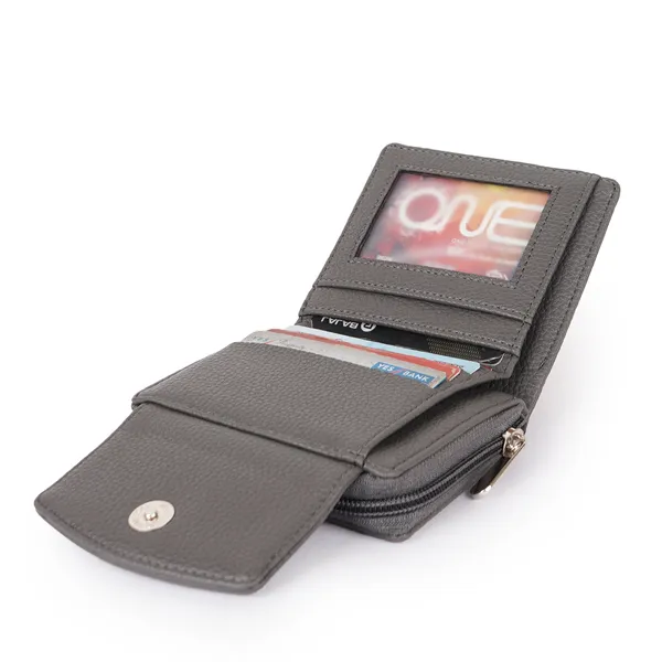 Grey_Faux_Leather_Premium_&_Elegant_Mini_Wallet_For_Women_&_Girls