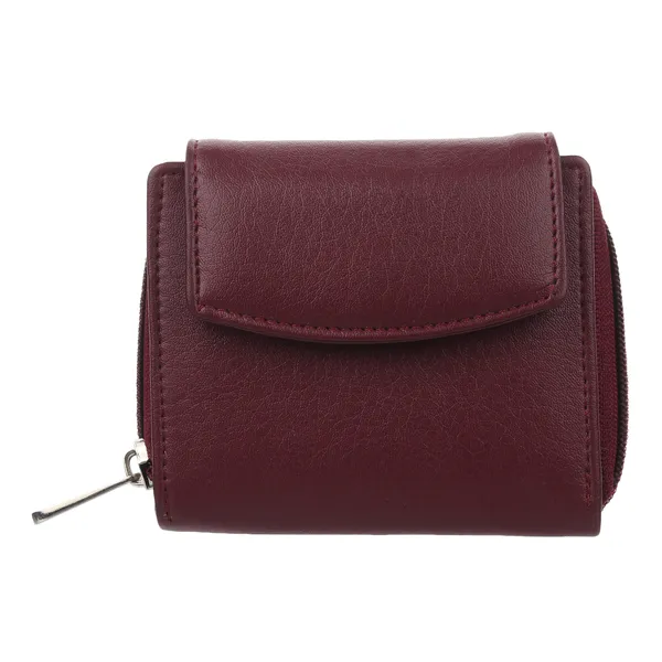 Maroon_Faux_Leather_Premium_&_Elegant_Mini_Wallet_For_Women_&_Girls