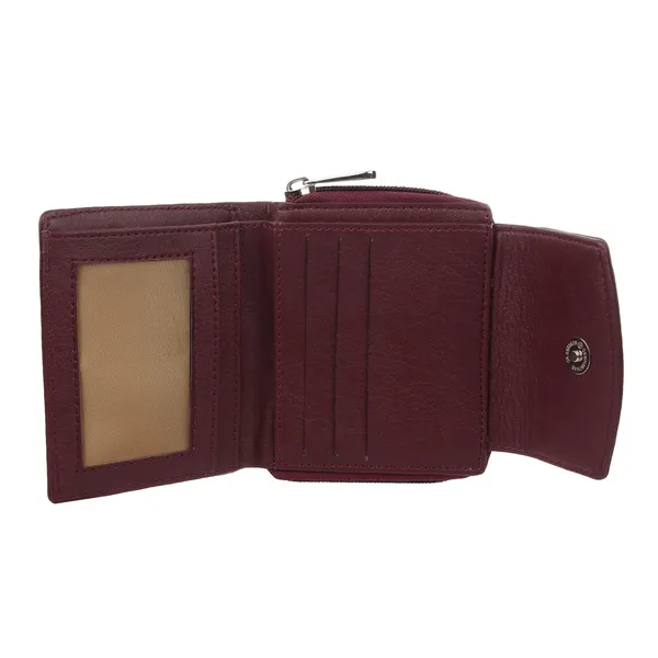 Maroon_Faux_Leather_Premium_&_Elegant_Mini_Wallet_For_Women_&_Girls